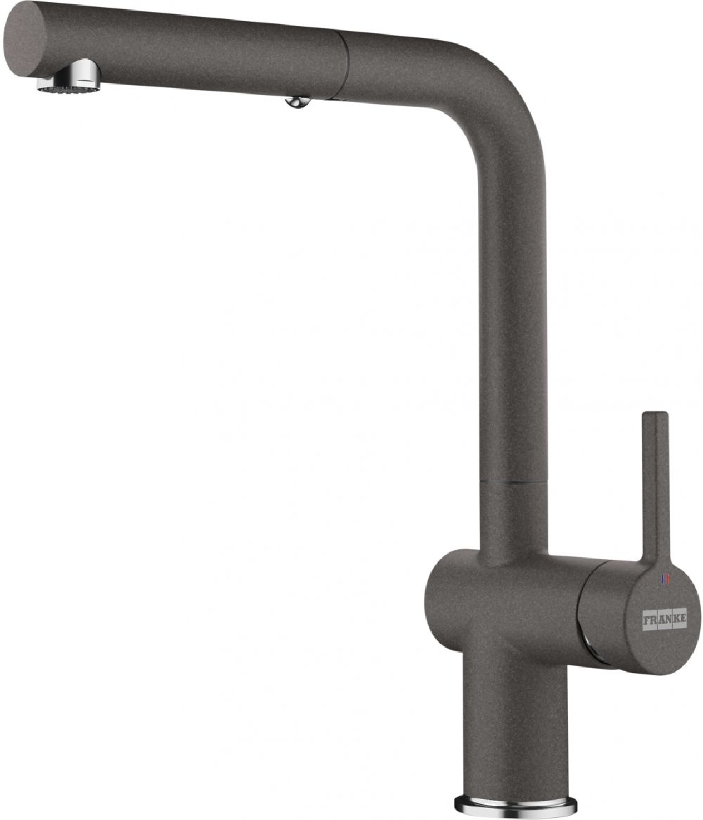 Franke Active L Pull-Out Spray rubinetto da cucina verticale grafite/grigio 115.0721.464