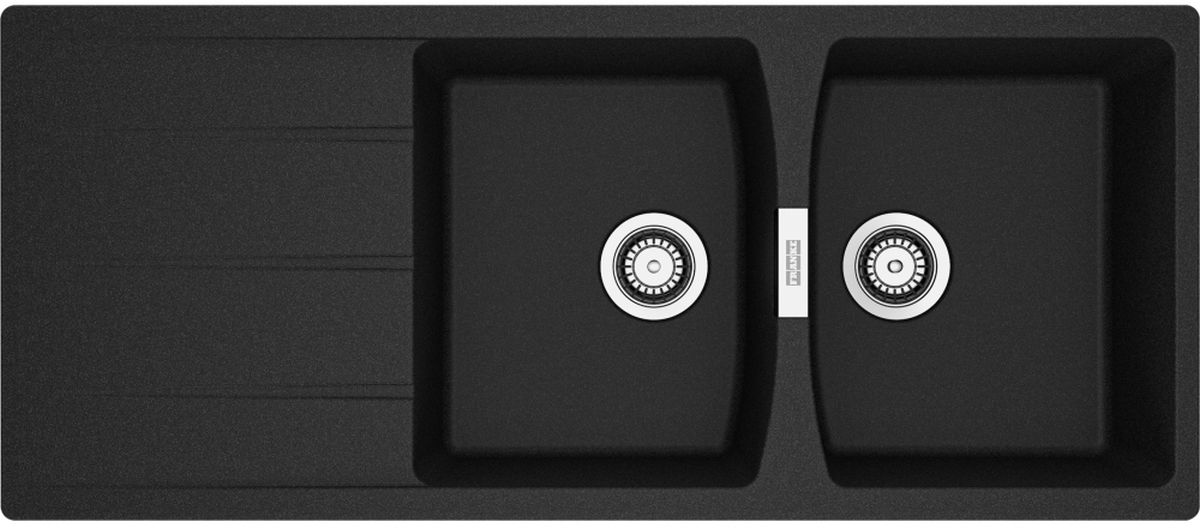 Franke Centro lavello in granito 116x50 cm nero 114.0710.232