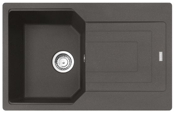 Franke Urban lavello in granito 78x50 cm grigio/grafite/inox 114.0714.170