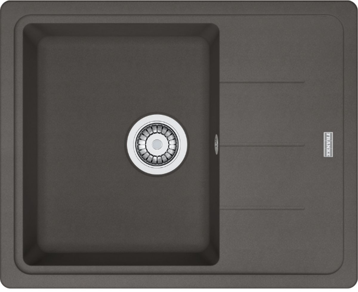 Franke Basis lavello in granito 62x50 cm grigio/grafite/inox 114.0716.316