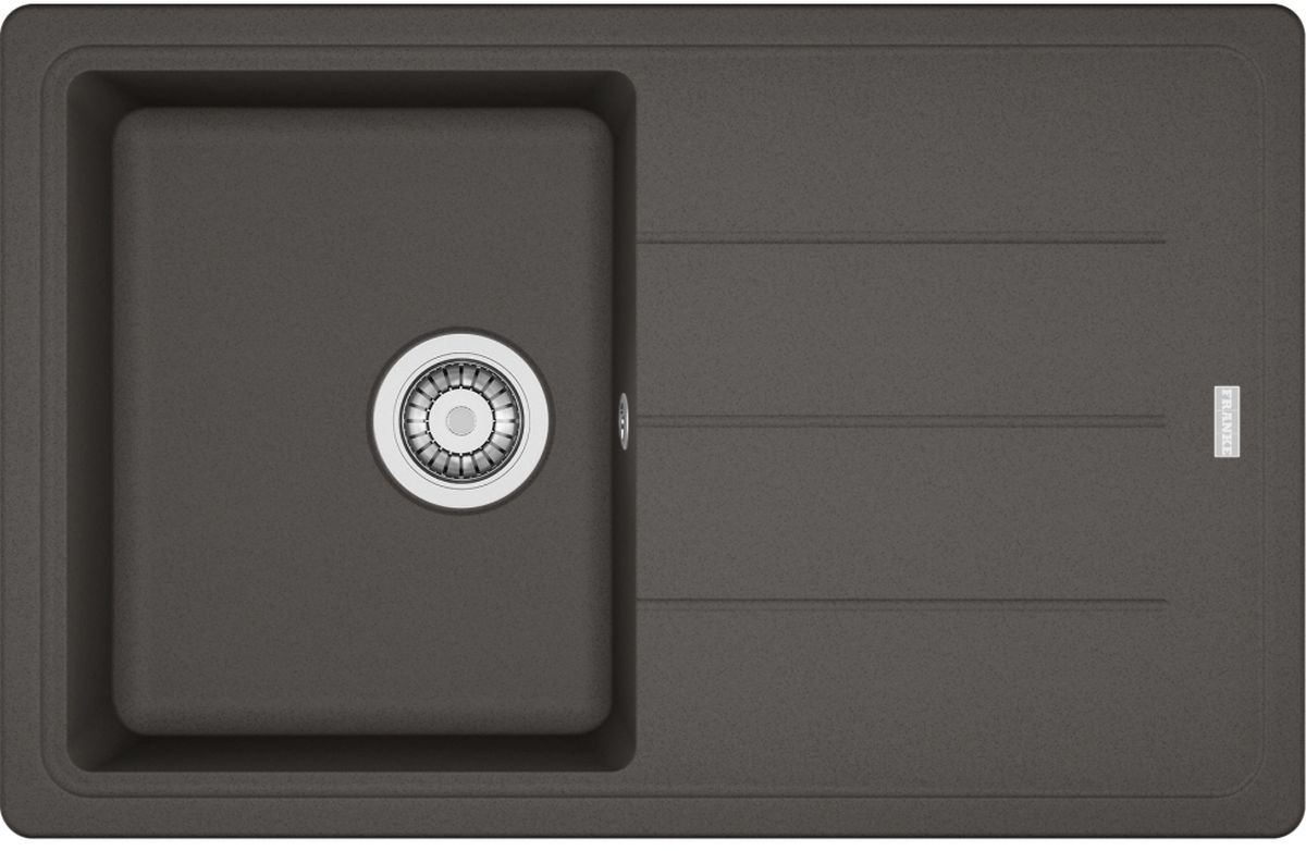Franke Basis lavello in granito 78x50 cm grigio/grafite/inox 114.0714.119