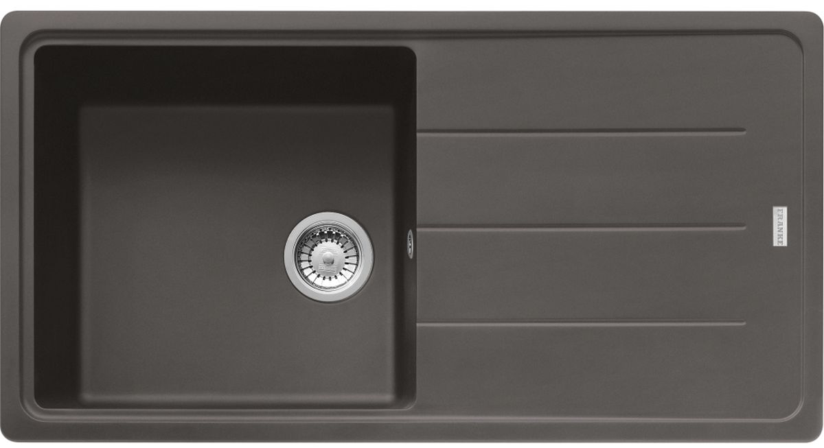 Franke Basis lavello in granito 97x50 cm grigio/grafite/inox 114.0714.173