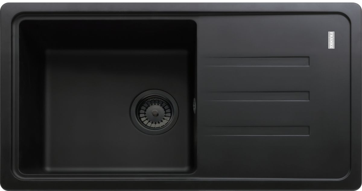 Franke Bliss lavello in granito 78x43.5 cm nero 114.0693.559
