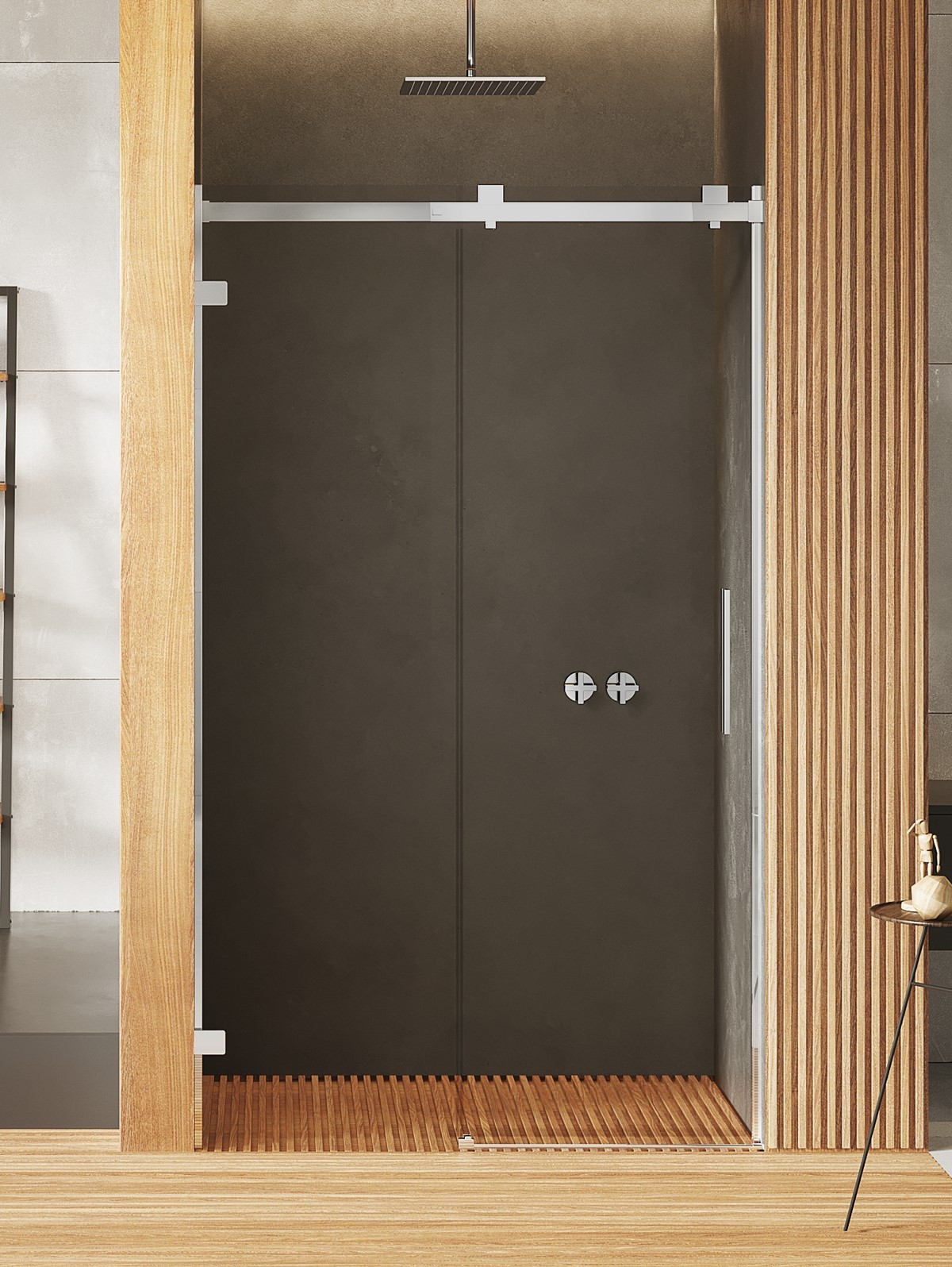 New Trendy Softi X porta doccia 100 cm scorrevole cromo lucida/vetro trasparente EXK-5247