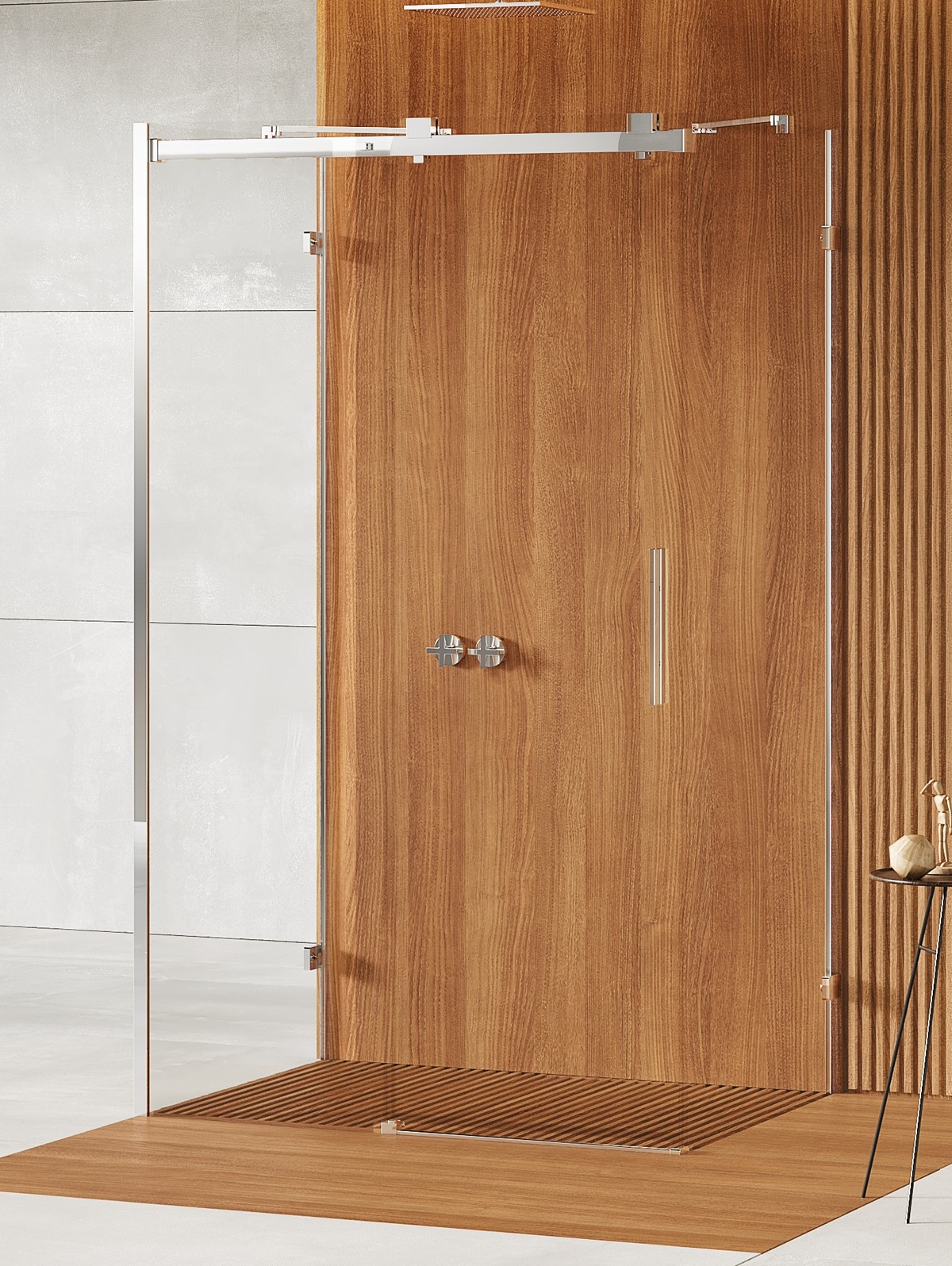 New Trendy Softi X box doccia 140x80 cm rettangolare cromo lucida/vetro trasparente EXK-5345