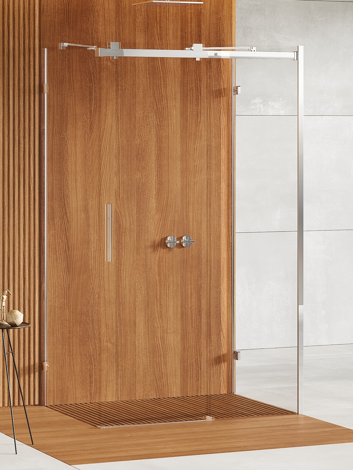 New Trendy Softi X box doccia 100x80 cm rettangolare cromo lucida/vetro trasparente EXK-5322