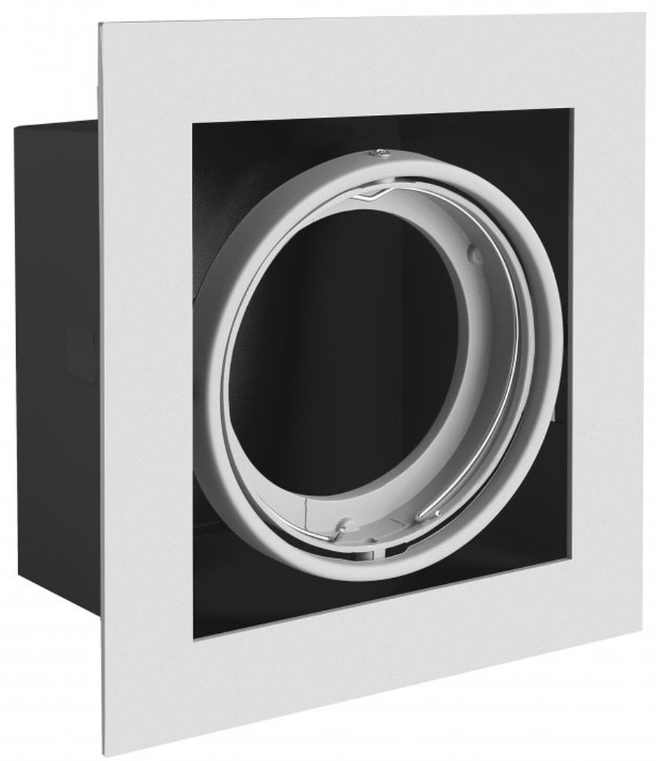 GTV Pireo lampada da incasso 1x50 W grigio OP-PIREO1-81