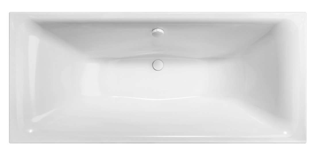 Polysan Kaldera vasca da bagno rettangolare 180x80 cm bianco 60611