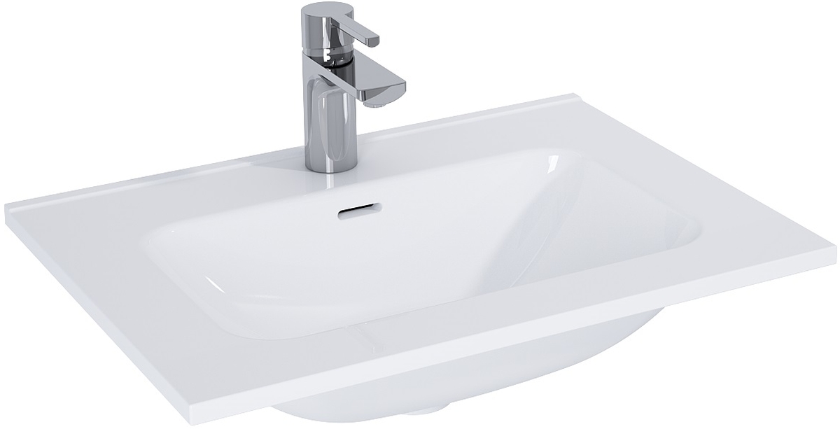 Elita Skappa lavabo 60.8x46 cm rettangolare da mobile bianco RE040603068060