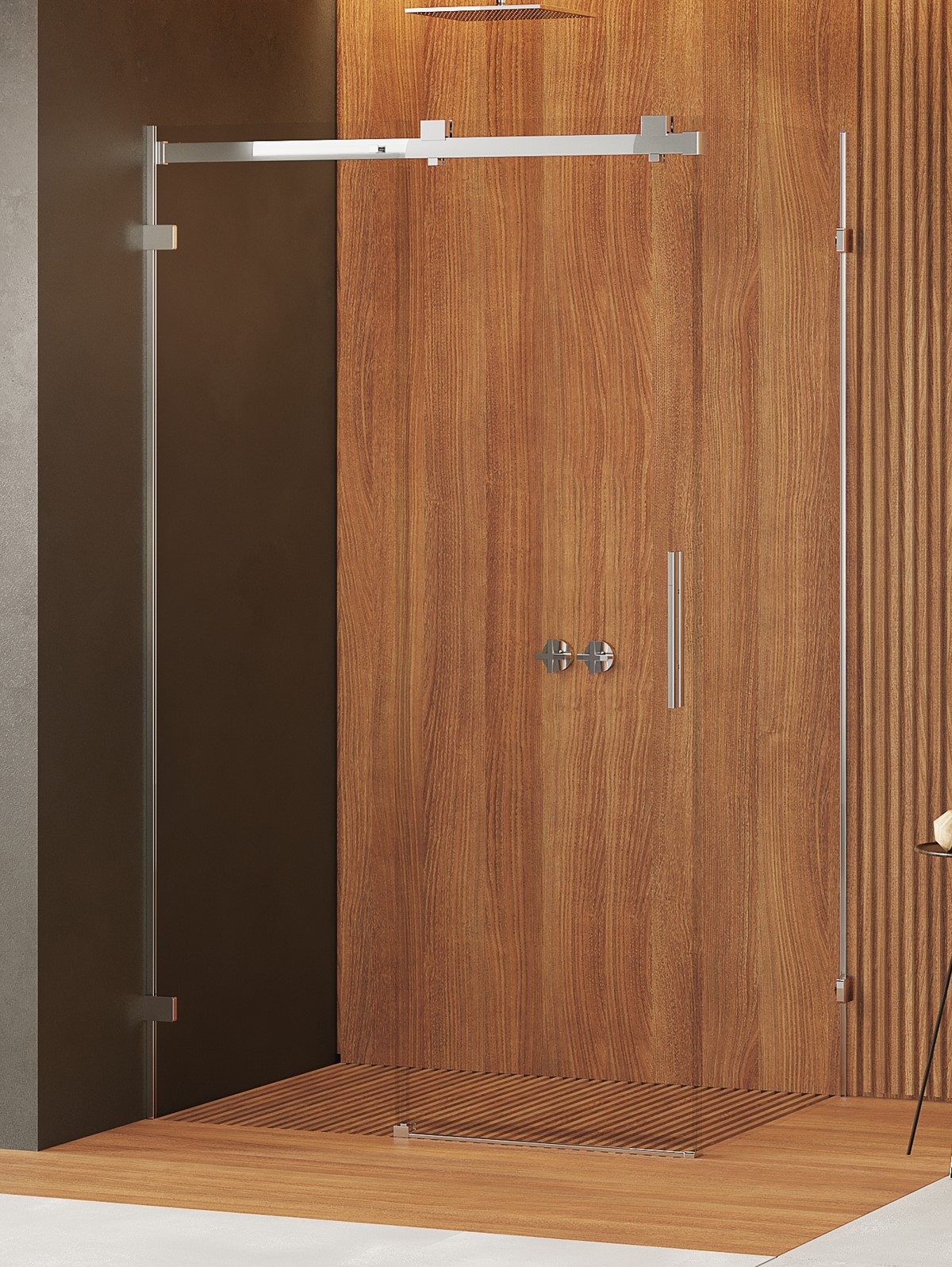 New Trendy Softi X box doccia 100x80 cm rettangolare cromo lucida/vetro trasparente EXK-5271