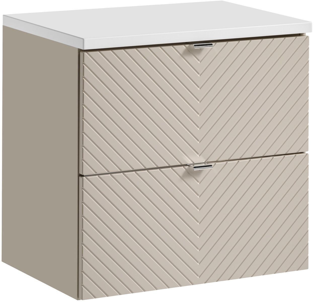 Set armadietto Comad Viva Cashmere VIVA CASHMERE 82-60-2S, piano Comad Nova White NOVA WHITE 89-60