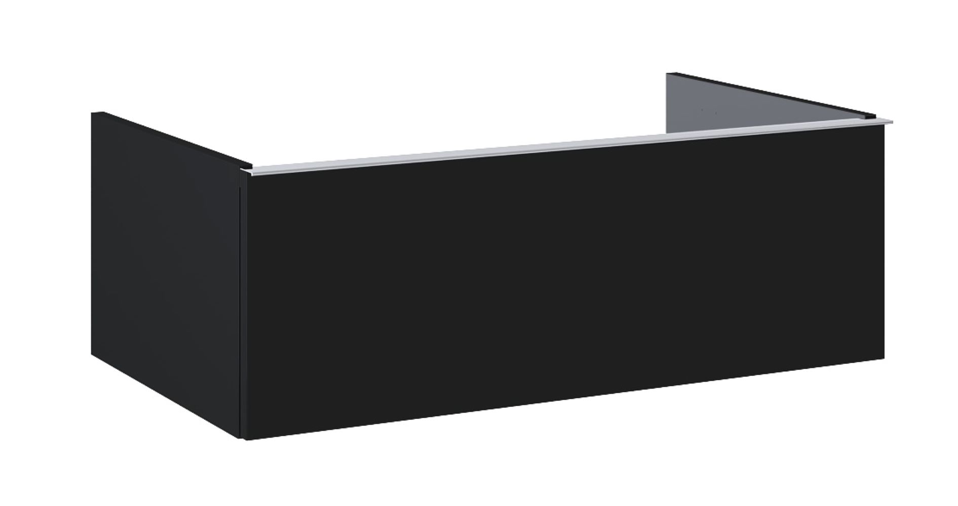Elita Look armadietto 80x44.9x28.1 cm sottolavabo sospeso nero RE080803027160