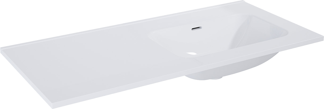 Elita Skappa lavabo 100.8x46 cm rettangolare da mobile-con piano bianco RE041002068060