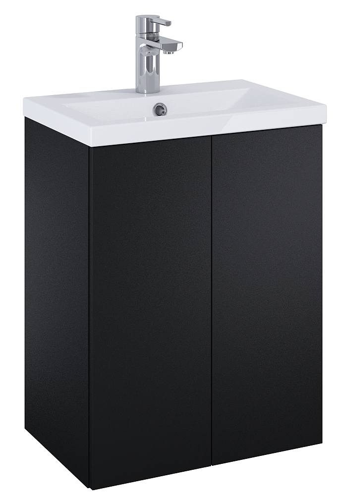 Elita Kido lavabo con armadietto 50.6 cm nero RE020500117160