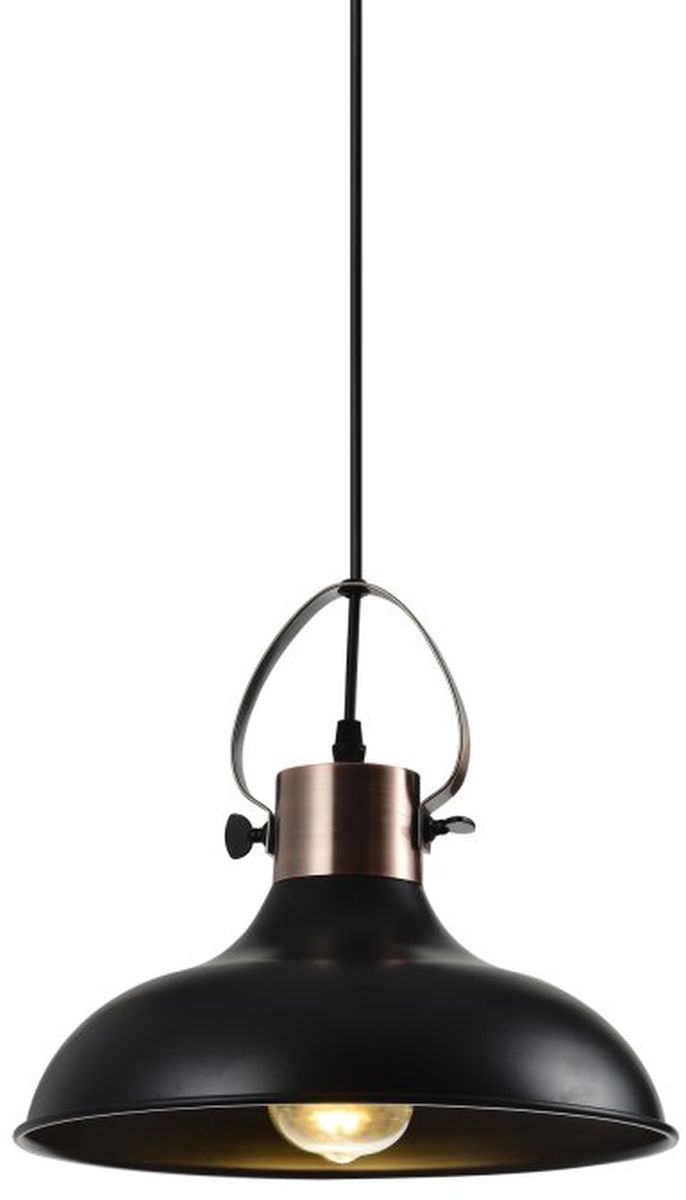 GTV Mees lampada sospesa 1x40 W nero OS-MEES-10-DEC