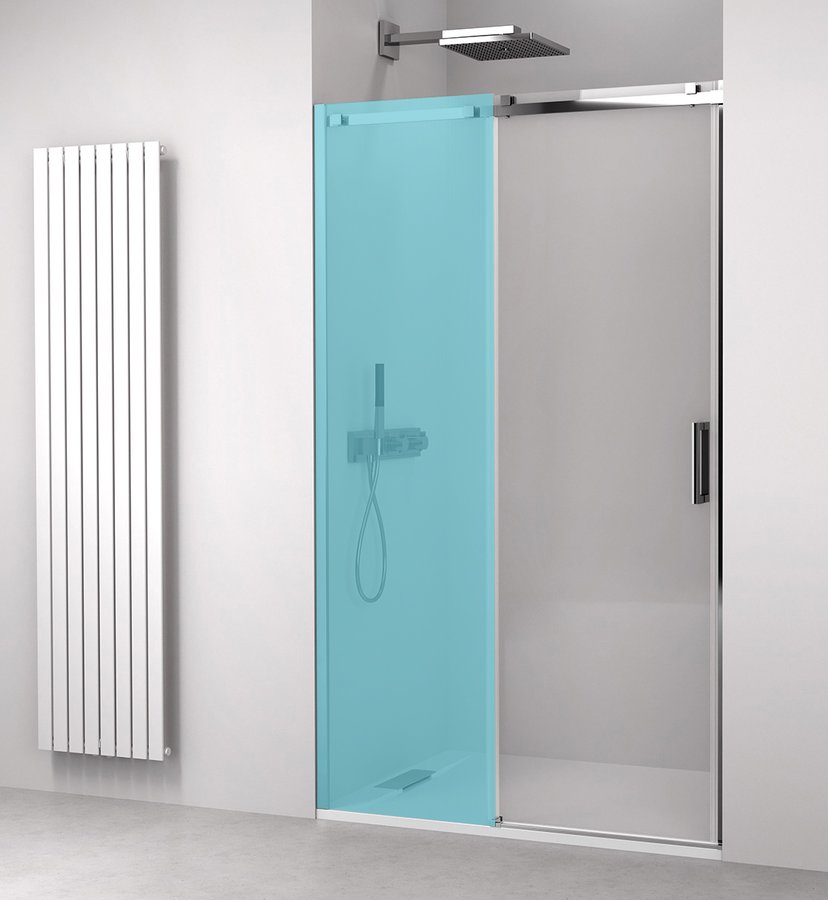 Polysan Thron Line porta doccia 160 cm scorrevole cromo lucida/vetro trasparente TL5016B BOX 2/2