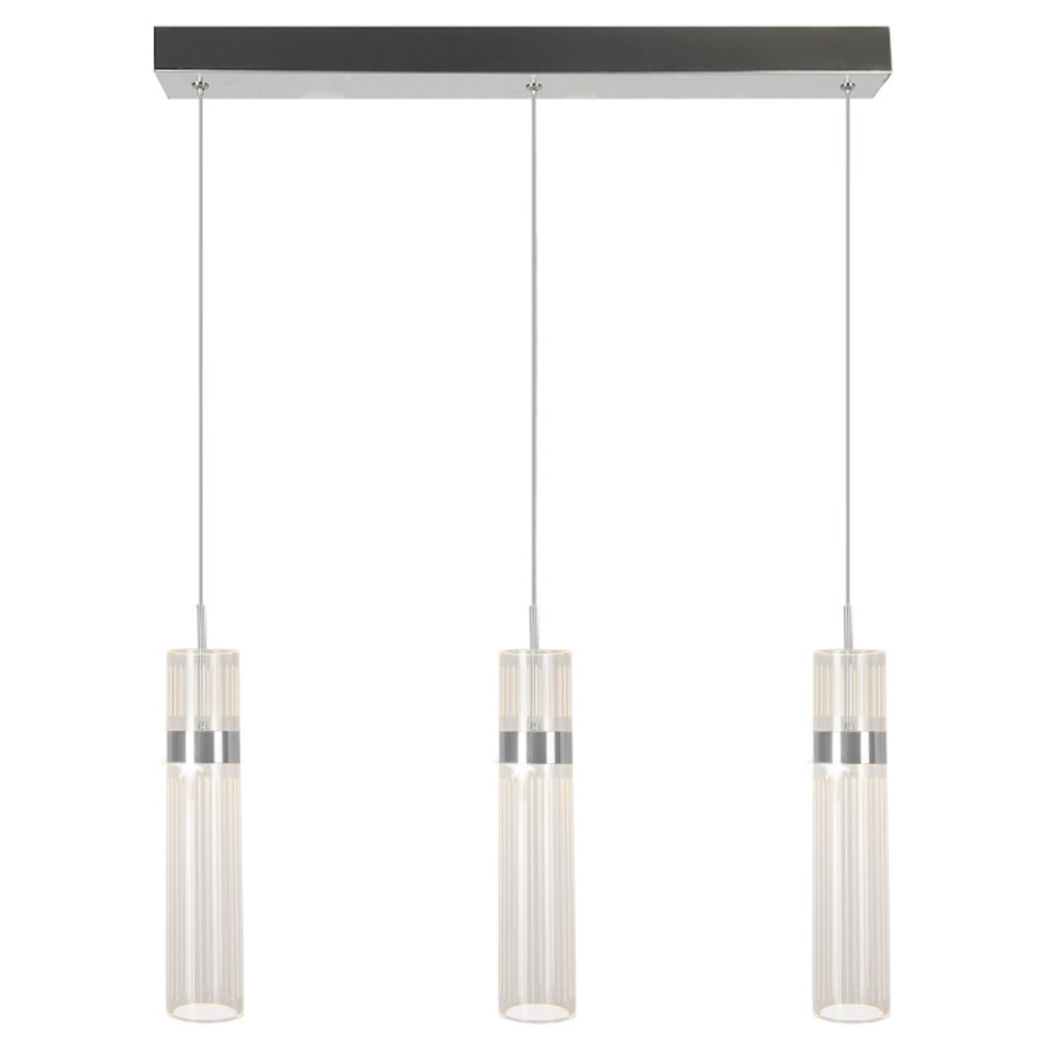Light Prestige Ambiente lampada sospesa 3x6 W cromo LP15103LCH