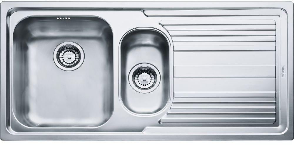 Franke Logica lavello in acciaio 100x50 cm acciaio 101.0085.810