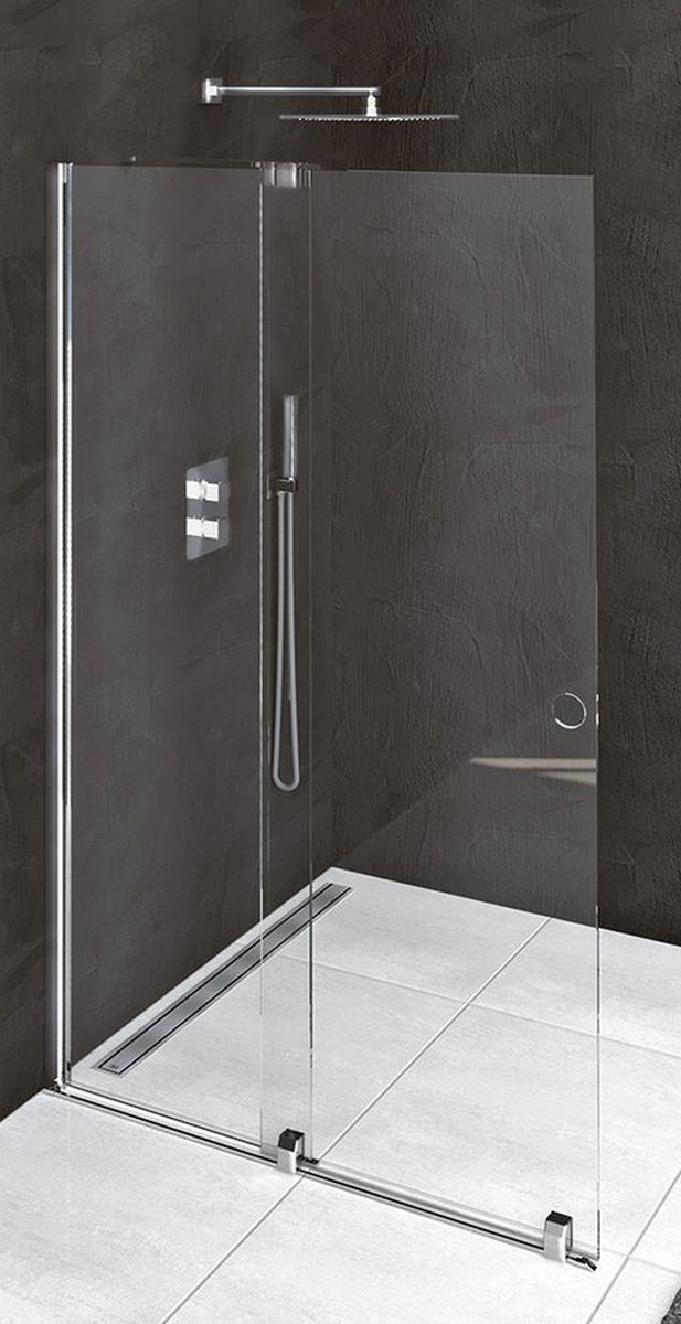 Polysan Modular Shower porta doccia 140 cm scorrevole cromo lucida/vetro trasparente MS5-140
