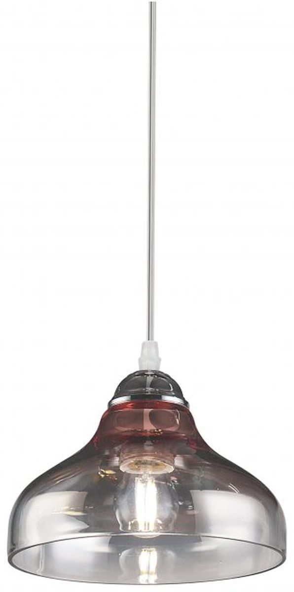 GTV Marite lampada sospesa 1x40 W nero-trasparente OS-MARI-10-DEC