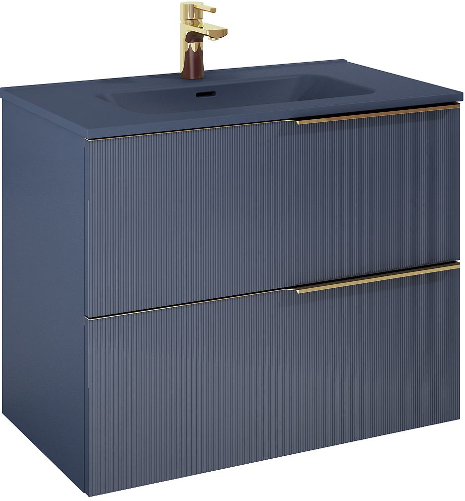 Elita Soho armadietto 80x45.3x63.5 cm sottolavabo sospeso blu RE010804047030