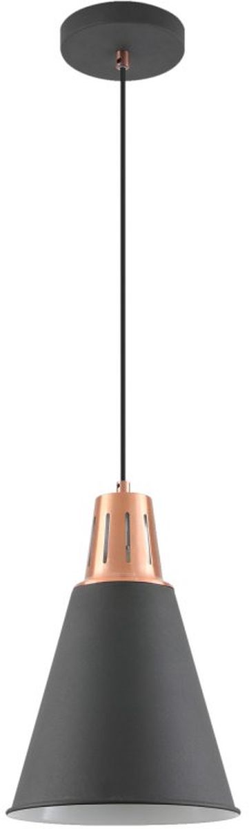 GTV Gianni lampada sospesa 1x40 W nero-oro OS-GIAN-E27-11-DEC