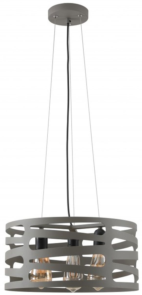 GTV Marisa lampada sospesa 3x40 W grigio/cenere OS-MAR-E27-15-DEC