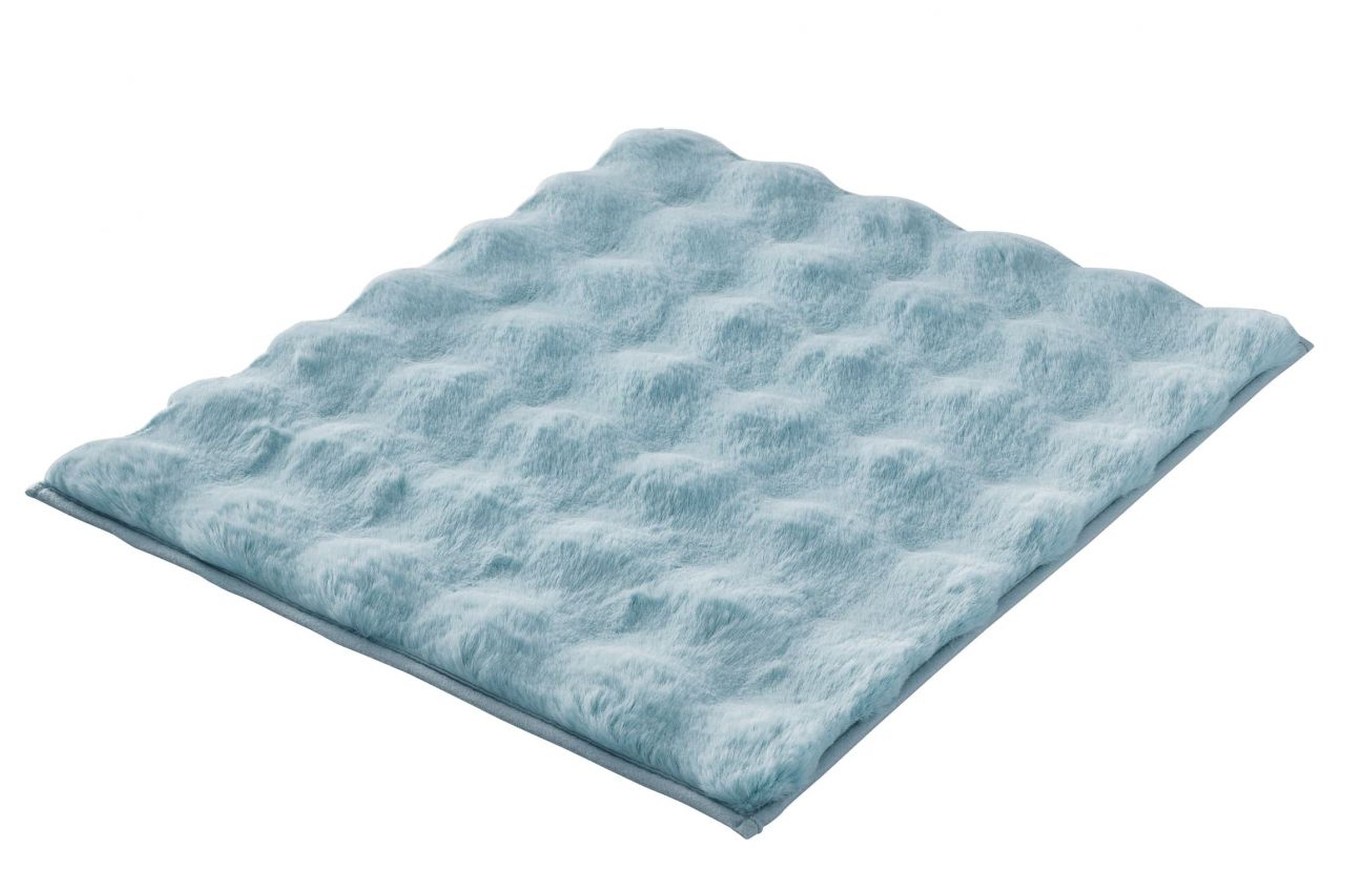 Kleine Wolke Cloud tappetino da bagno 65x55 cm rettangolare blu 9198649433