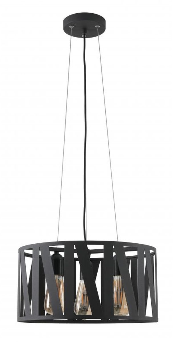 GTV Melody lampada sospesa 3x40 W nero OS-MEL-E27-10-DEC