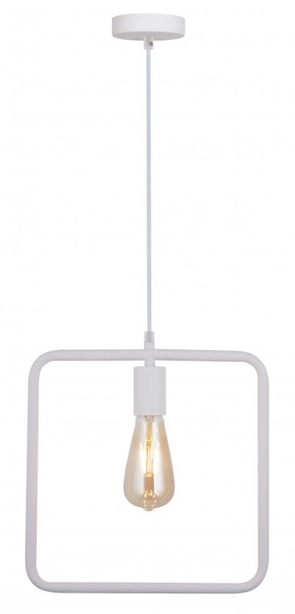 GTV Lija lampada sospesa 1x40 W bianco OS-LI-E27-00-DEC