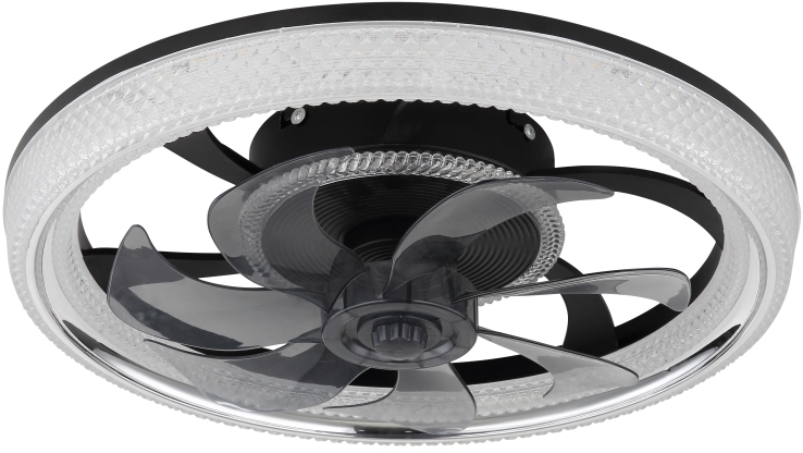 Globo Lighting Cirilla lampada da soffitto 1x30 W nero 03644