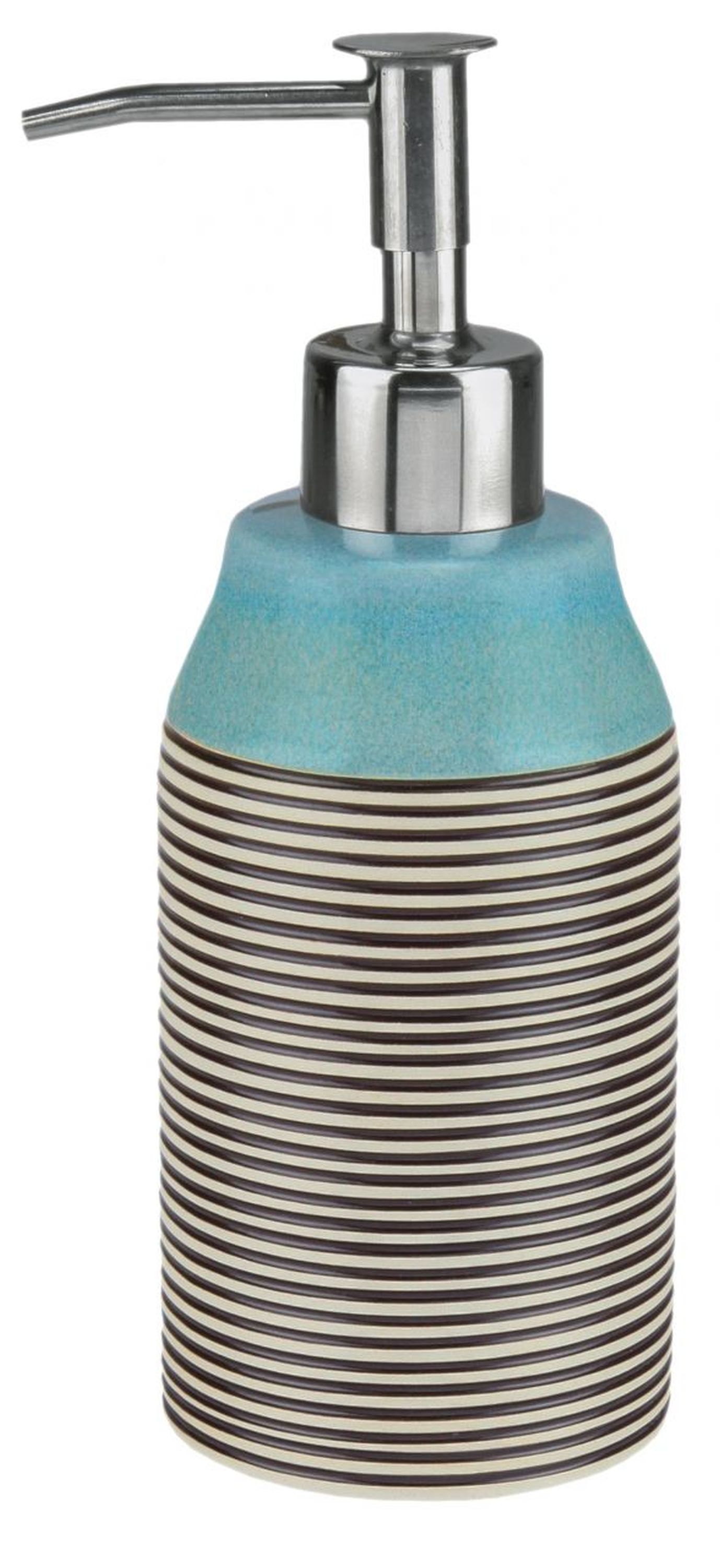 Kleine Wolke Okapi dispenser di sapone liquido 250 ml ceramica-nero-beige 8678702854