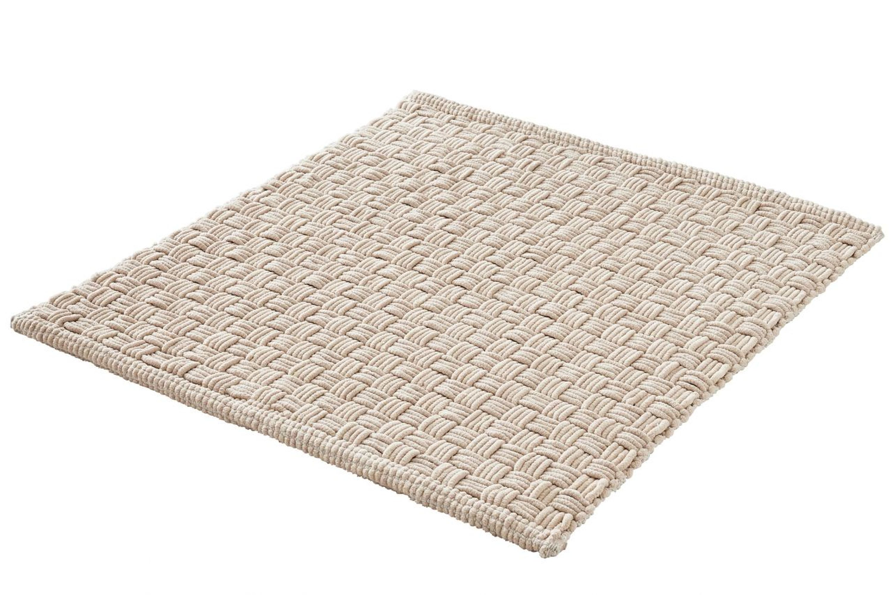 Kleine Wolke Matino tappetino da bagno 60x60 cm quadrata beige 9193289135