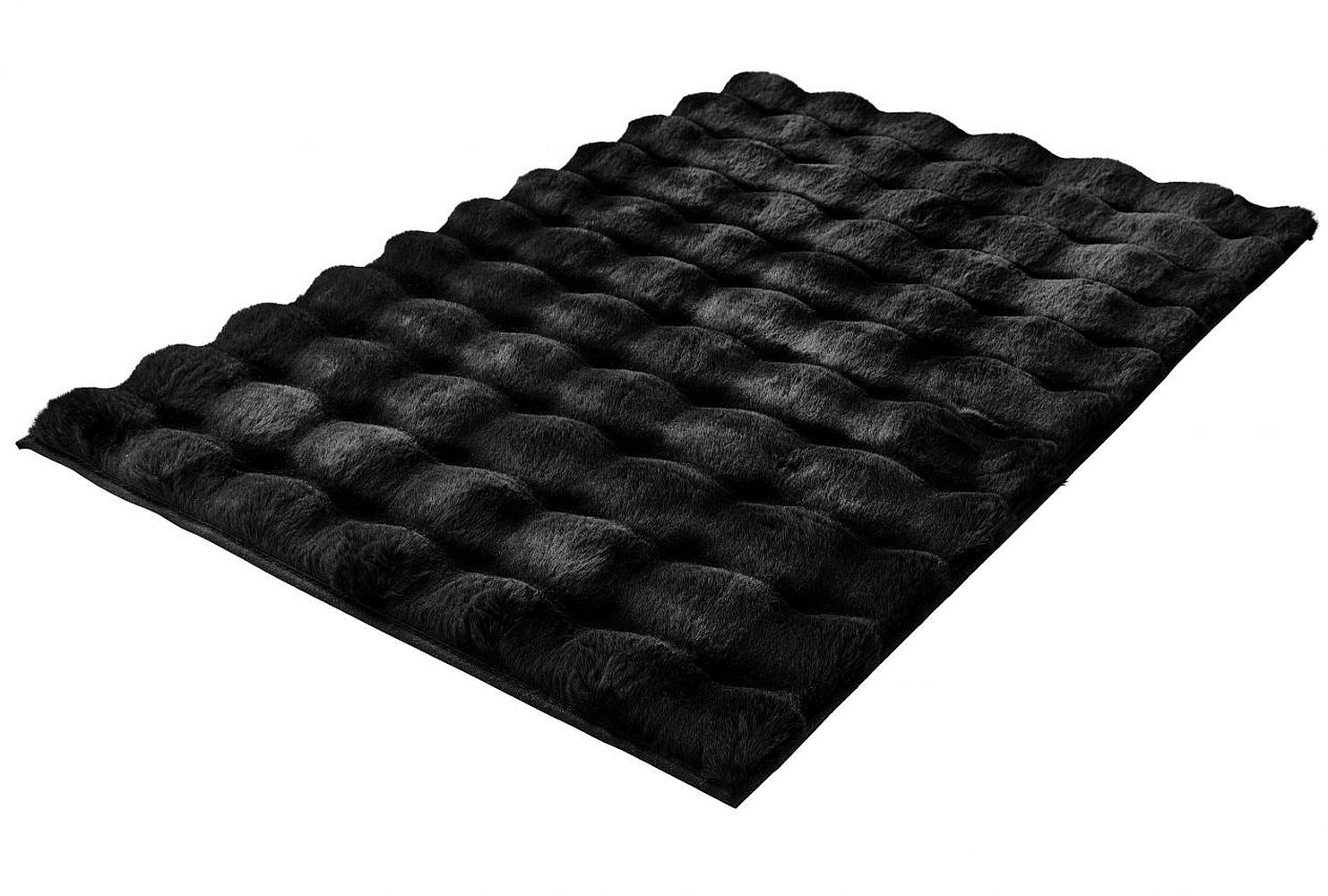 Kleine Wolke Cloud tappetino da bagno 90x60 cm rettangolare nero 9198926519