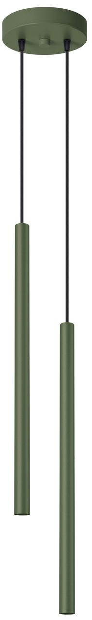 Sollux Lighting Pastelo lampada sospesa 2x8 W verde SL.1519