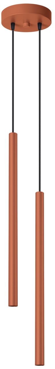 Sollux Lighting Pastelo lampada sospesa 2x8 W rosso SL.1525