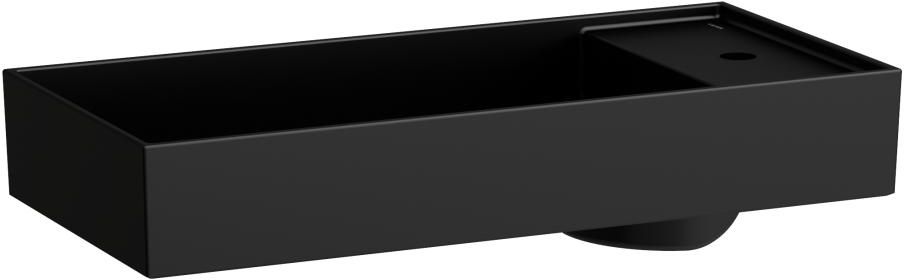Laufen Kartell lavabo 75x35 cm rettangolare da appoggio nero H8123327161111