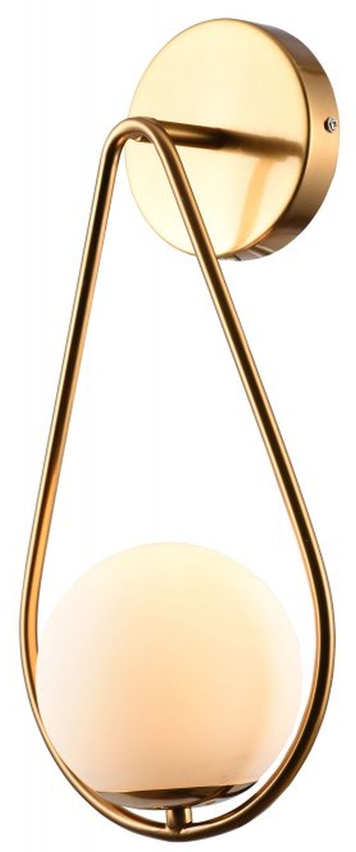 GTV Ciklop lampada da parete 1x40 W oro OS-CIKLOP2-40-DEC