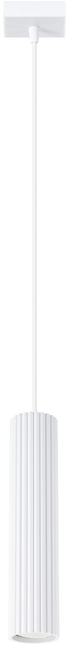 Sollux Lighting Karbon lampada sospesa 1x10 W bianco SL.1535