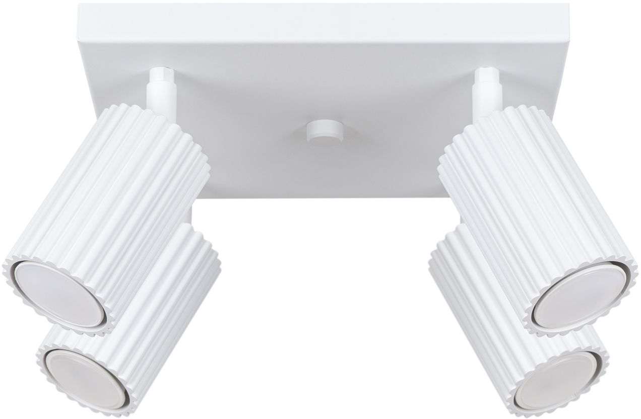 Sollux Lighting Karbon lampada da soffitto 4x10 W bianco SL.1545