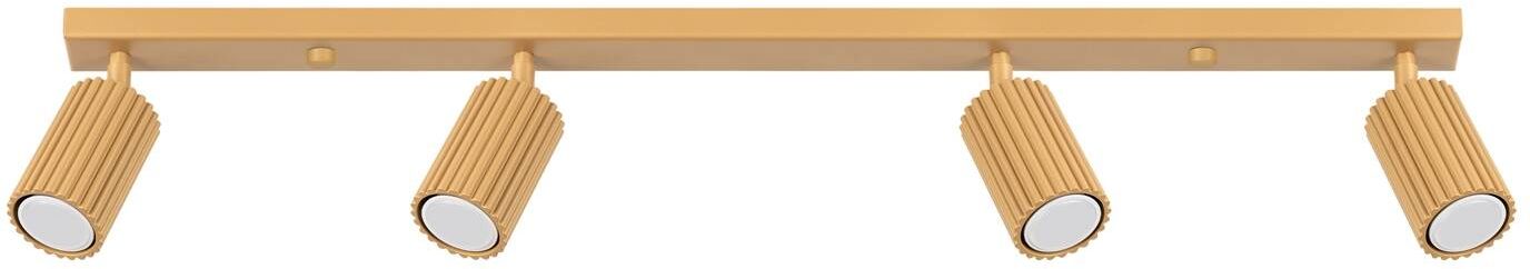 Sollux Lighting Karbon lampada da soffitto 4x10 W oro SL.1565
