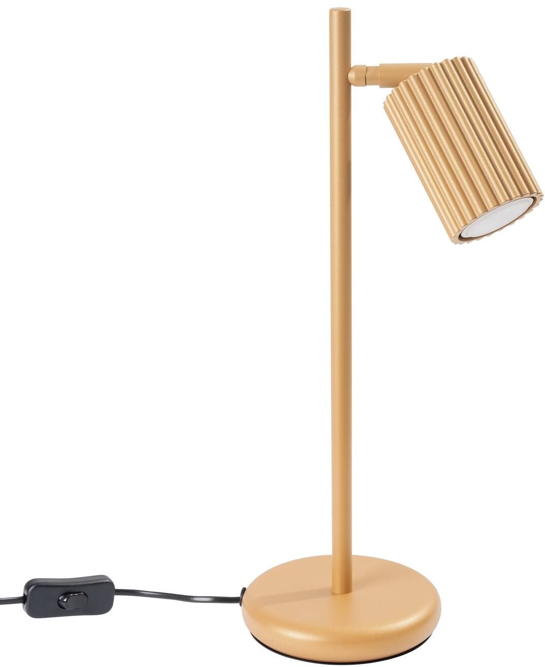 Sollux Lighting Karbon lampada da scrivania 1x10 W oro SL.1567
