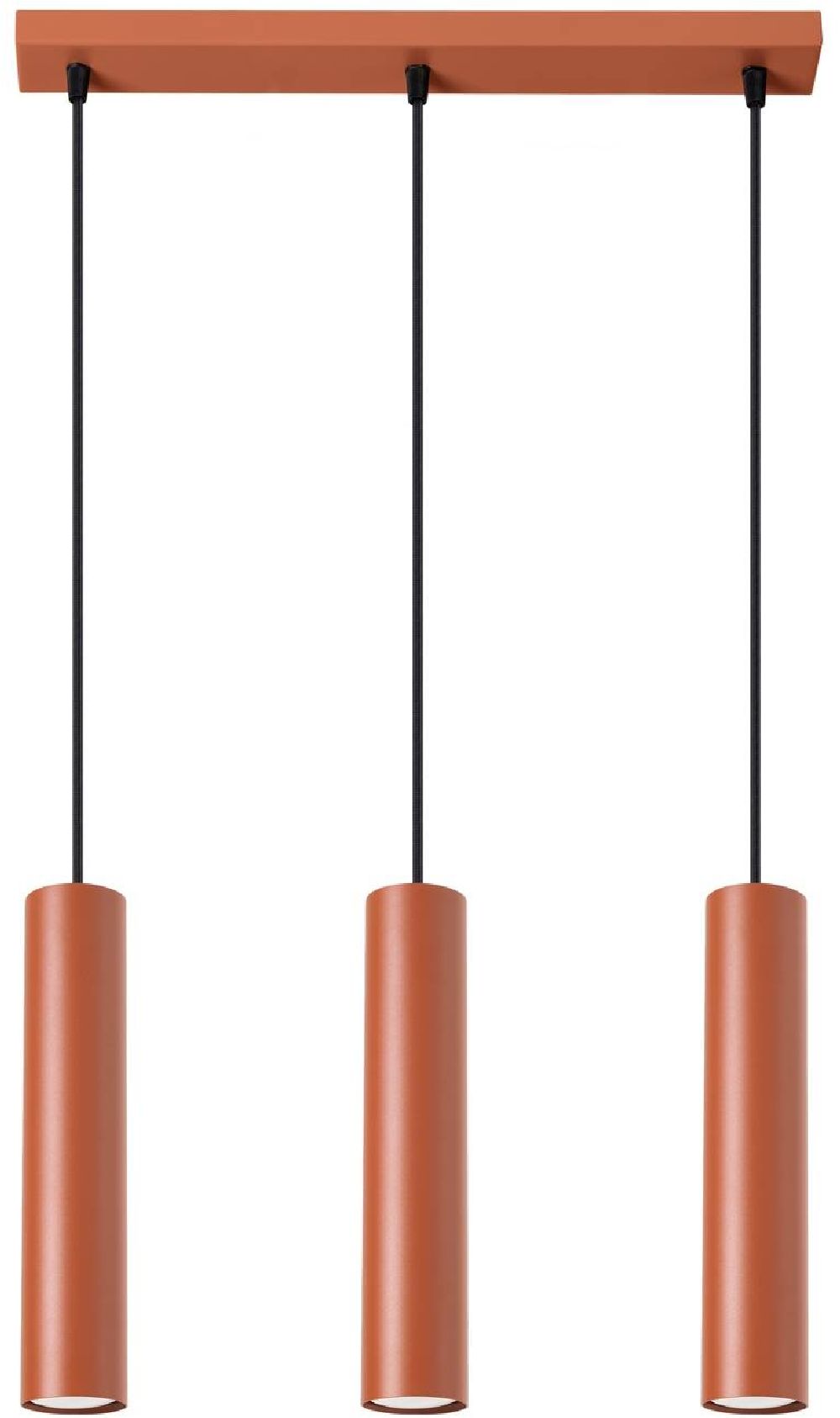 Sollux Lighting Lagos lampada sospesa 3x10 W rosso SL.1491