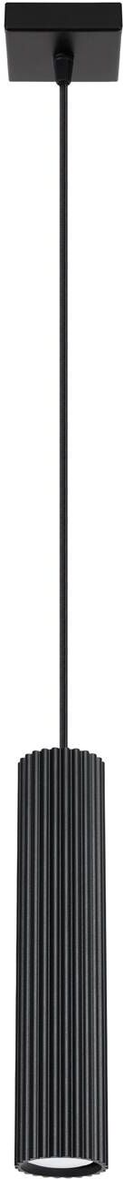 Sollux Lighting Karbon lampada sospesa 1x10 W nero SL.1573