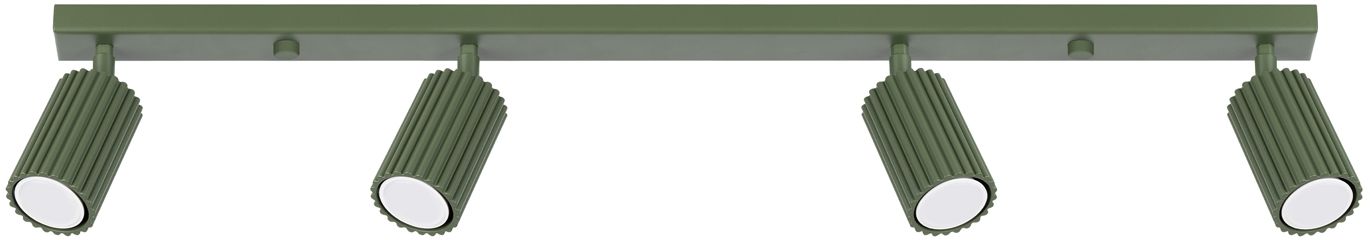 Sollux Lighting Karbon lampada da soffitto 4x10 W verde SL.1622