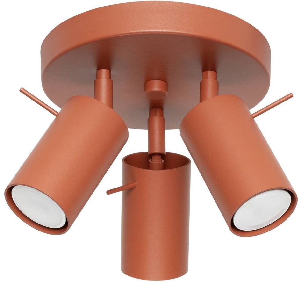 Sollux Lighting Ring lampada da soffitto 3x10 W rosso SL.1509