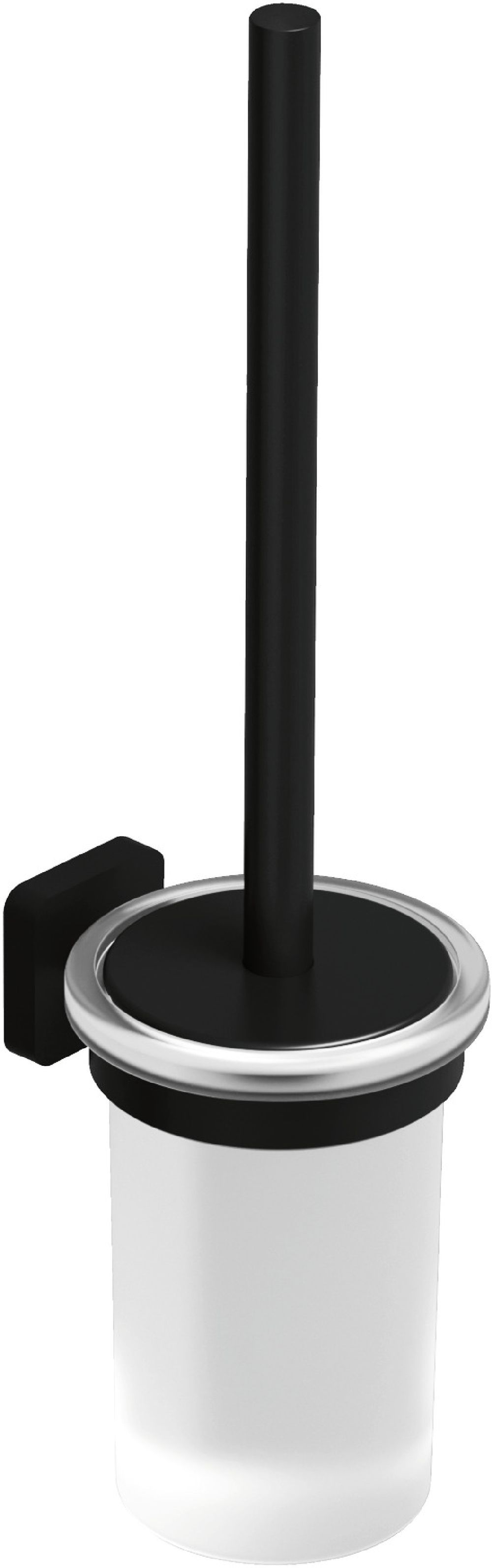 Kludi Vela S scopino wc con manico avvitato nero 2597439