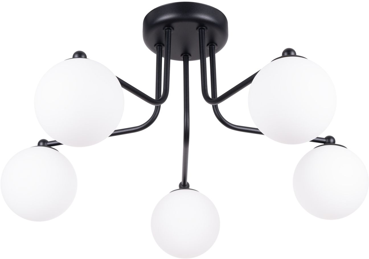 Sollux Lighting Astral lampada da soffitto 5x8 W bianco-nero SL.1663