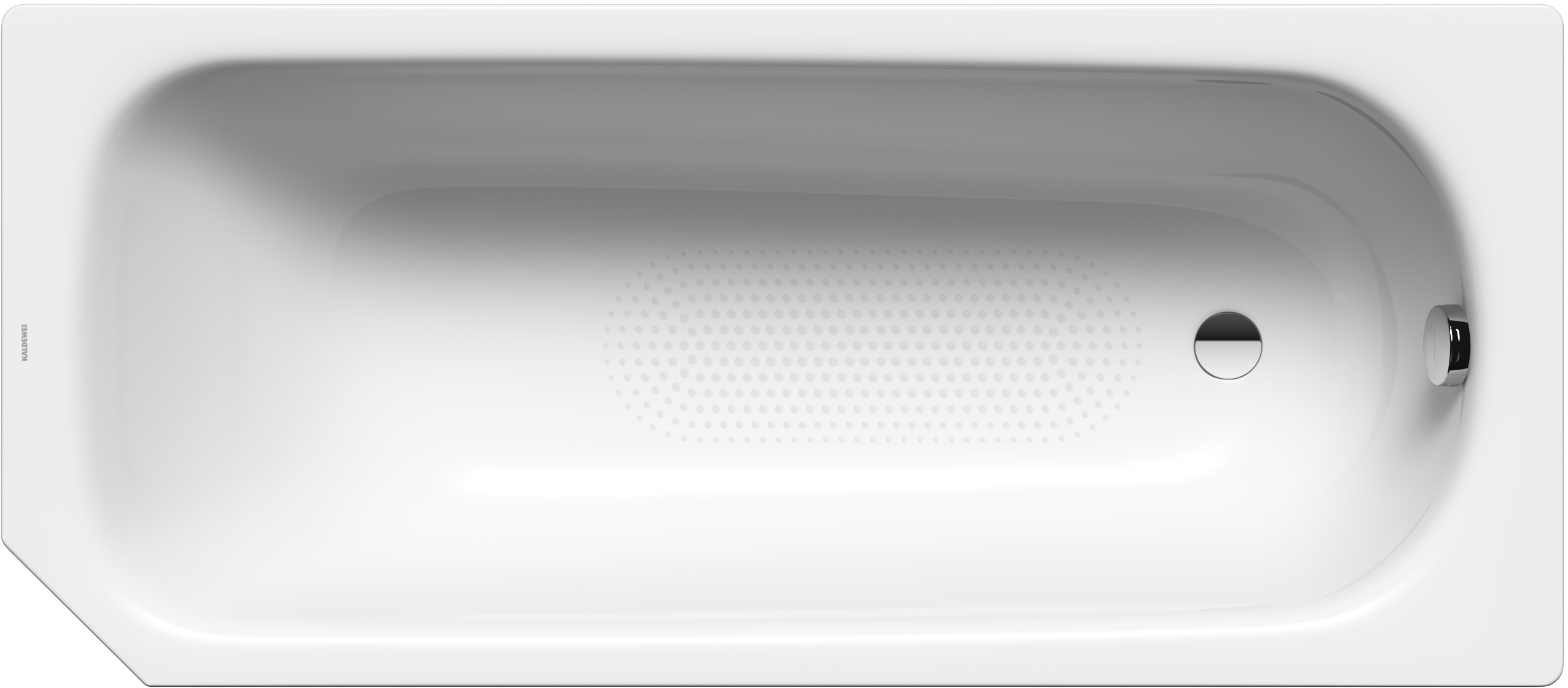 Kaldewei Saniform V1-V4 vasca da bagno rettangolare 160x70 cm bianco 192134013001