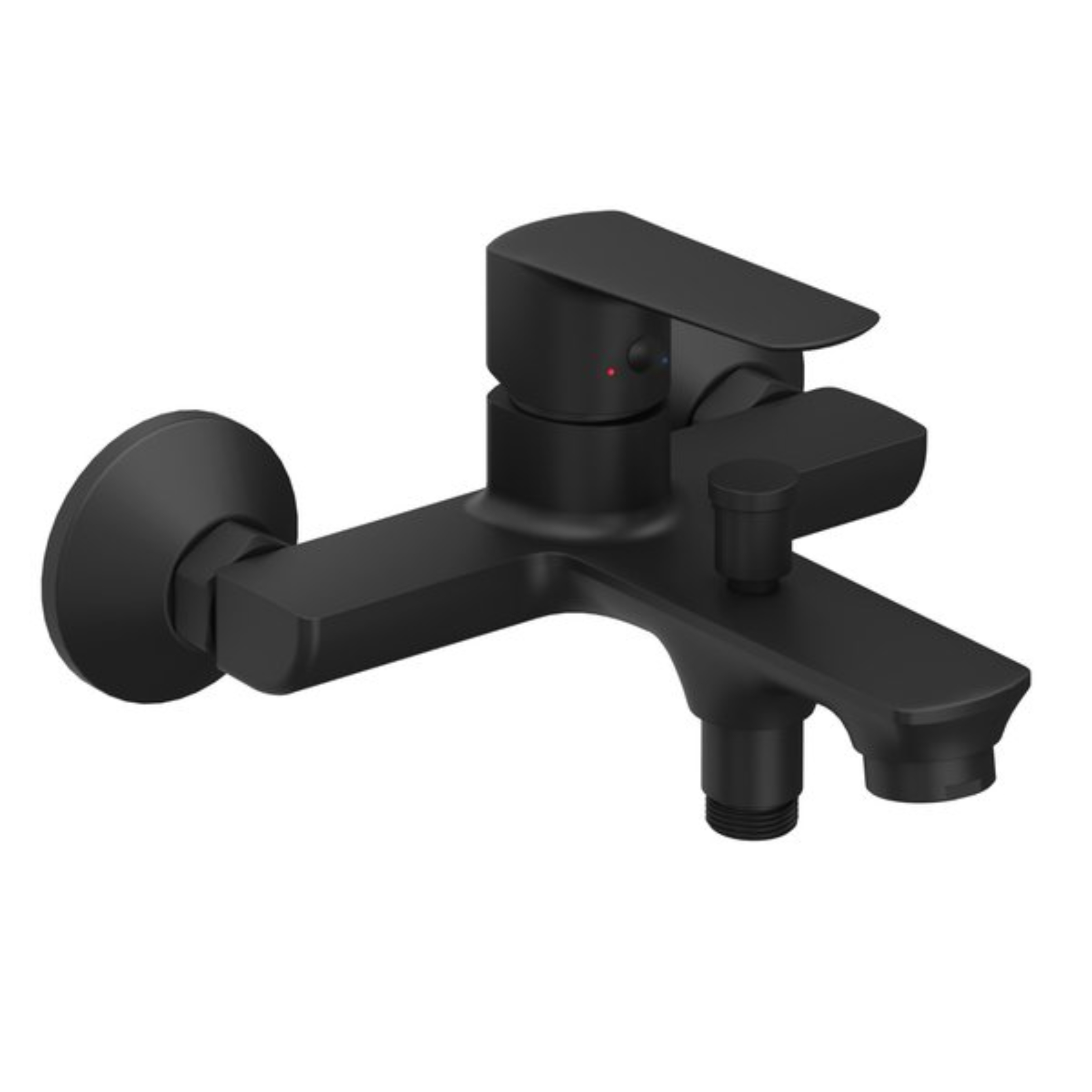 Ravak Life rubinetto per vasca e doccia a parete nero X070479